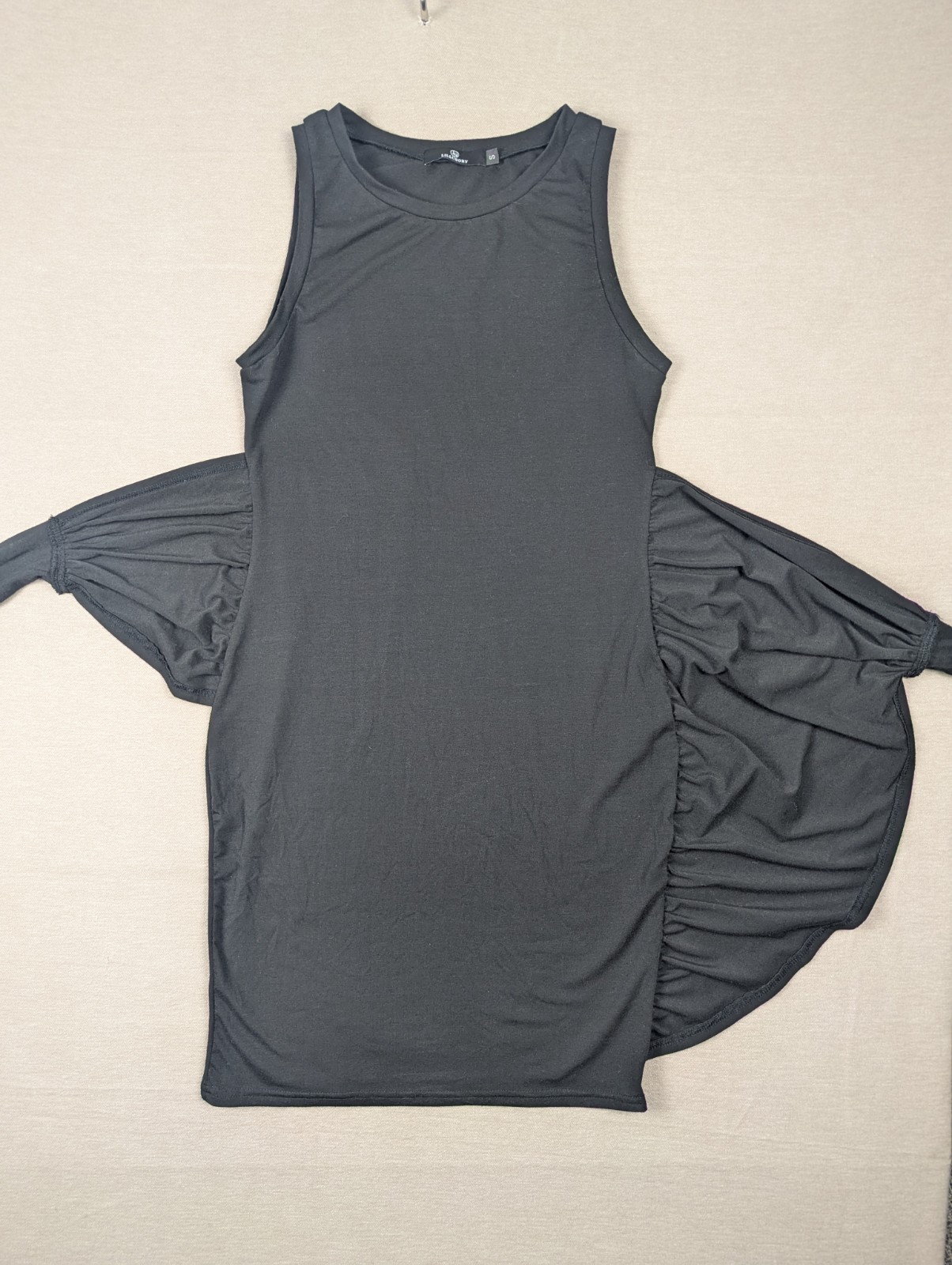 LILLUSORY Womens Casual Short Sleeve T Shirt Dress 2025 Summer Bodycon Wrap