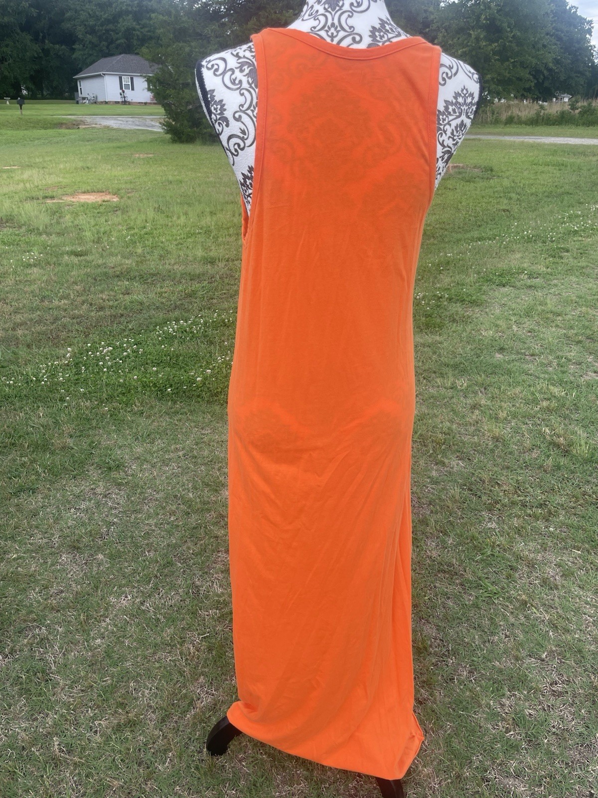 Distant Replay Women’s L Orange Maxi Dress University Of Florida Gators