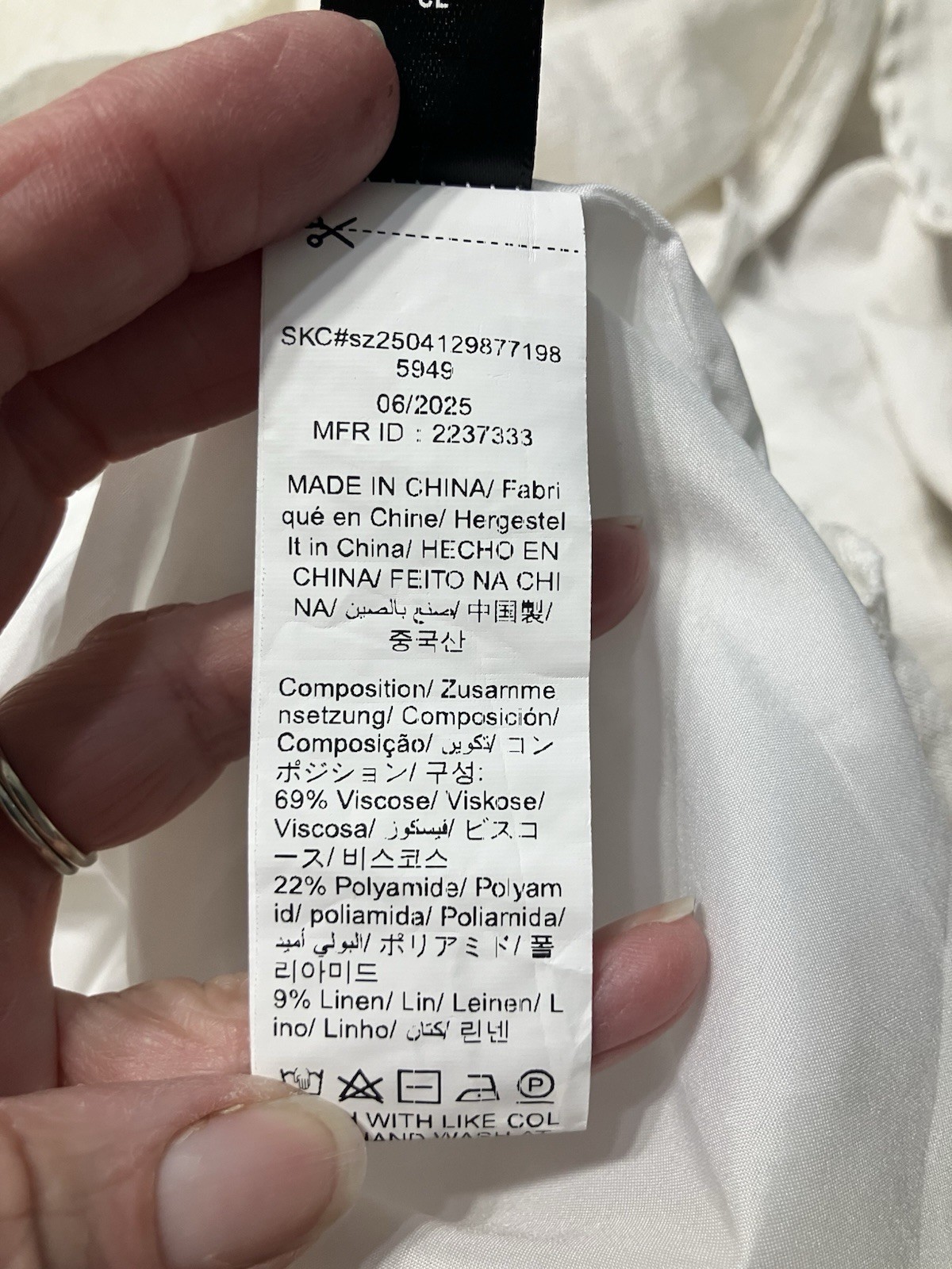 Dazy Beige Backless Maxi Dress Linen Blend Small
