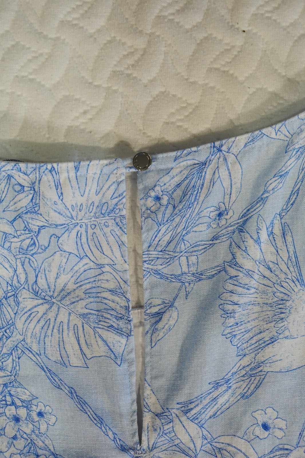 Tommy Bahama Tropical Parrots Linen Dress M Dress