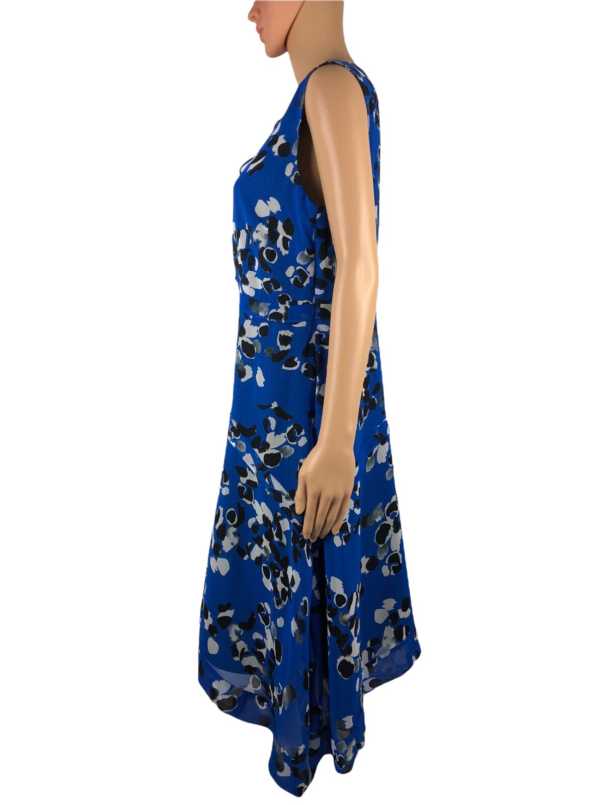 Cabi Womens Size Medium Untamed Dress 5576 Blue Black White 2019 NWT $129