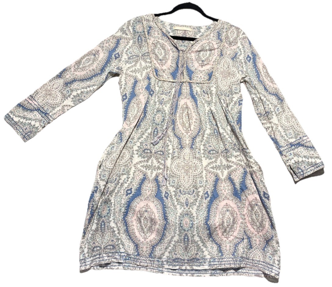 lola australia Dress Short Small Long Sleeve Tassels