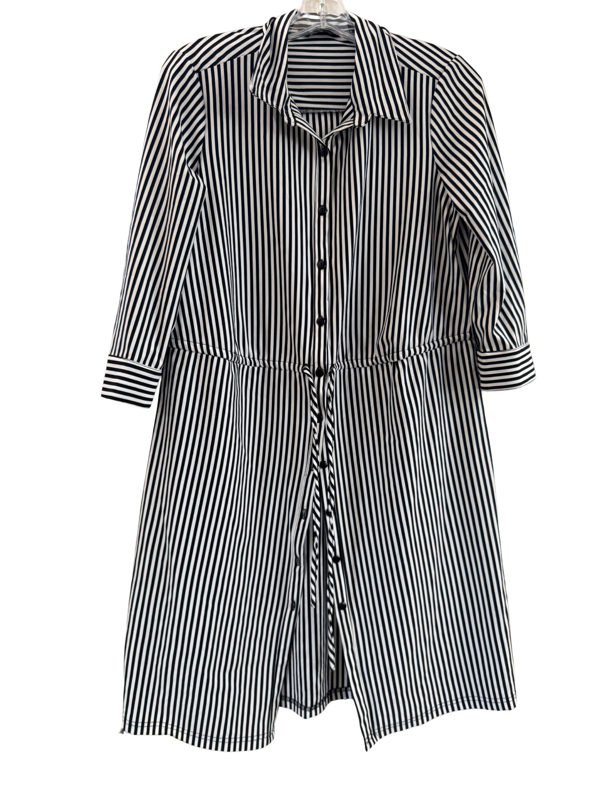 🖤🤍 Mile Gabrielle Striped Shirt Dress | Size Medium | Very Good Condition