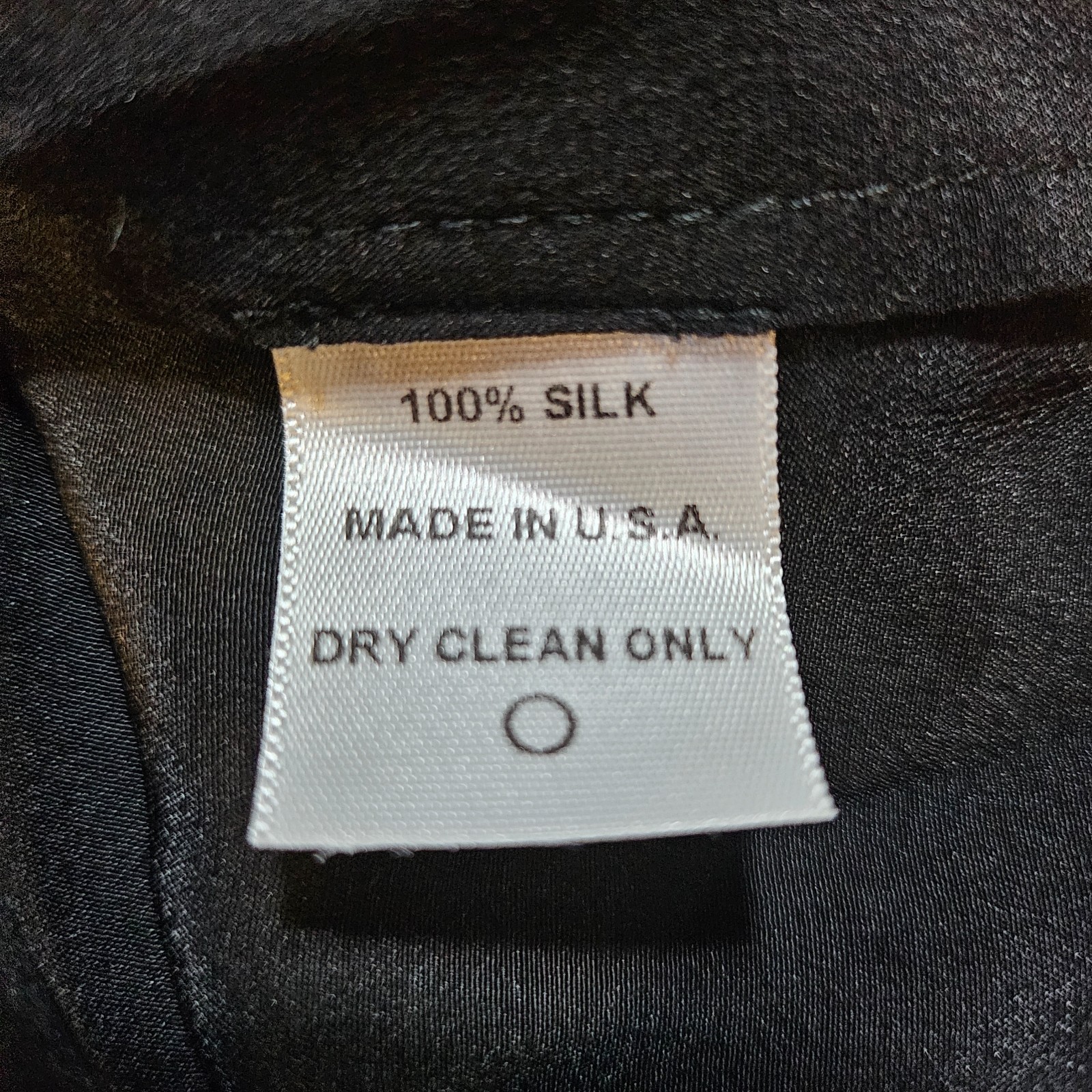 Rory Becca 100% Silk Little Black Mini Dress/Tunic SZ S Classic,Minimalist
