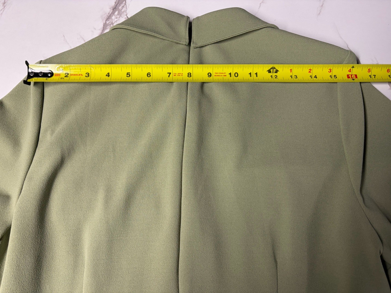 Shelby & Palmer Sage Green Utility Safari Midi Dress 16 Work Office Casual NWT