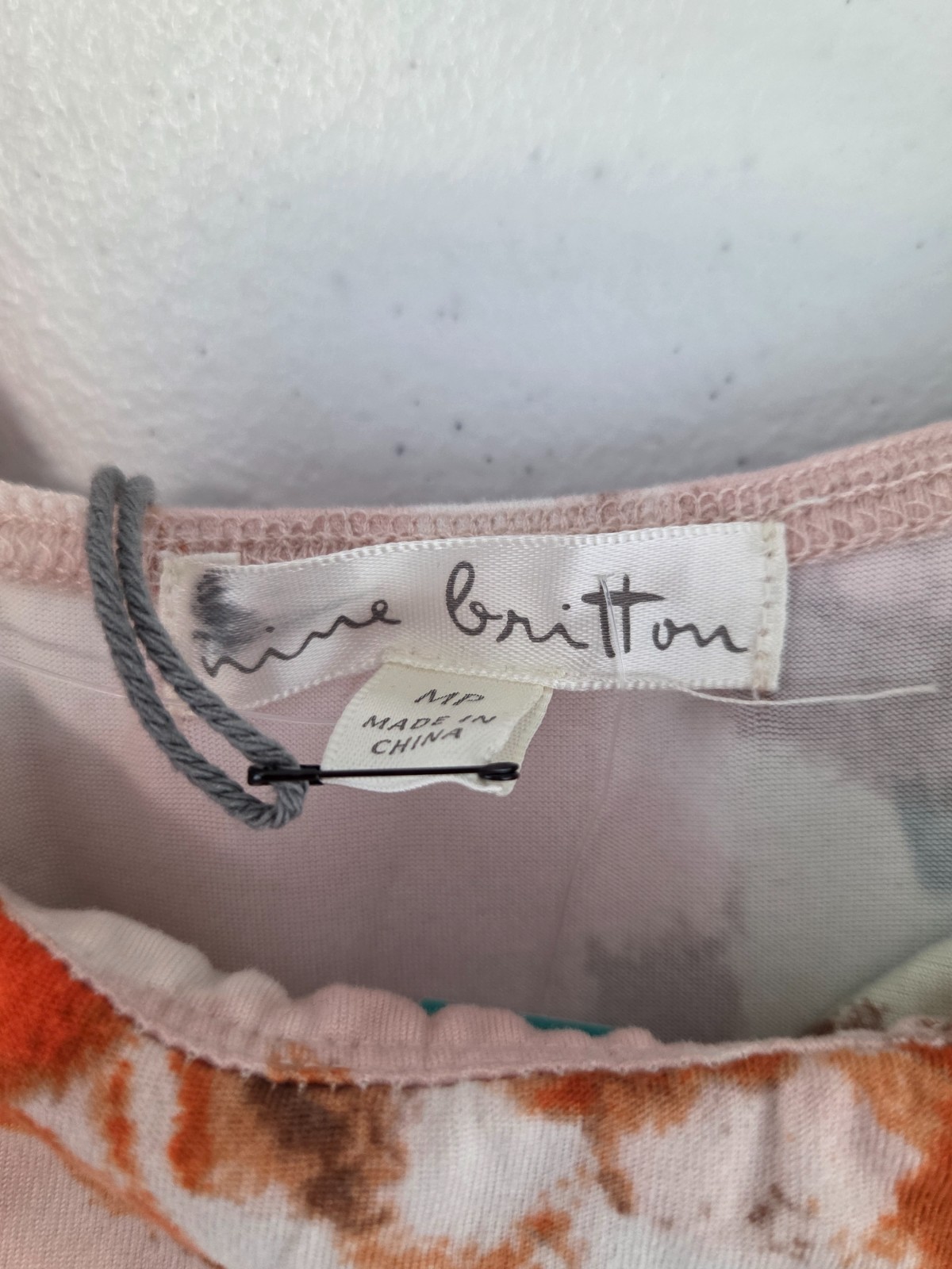Stitch Fix Nine Britton Petites MP Blush Floral Avril Short Sleeve Dress NWT