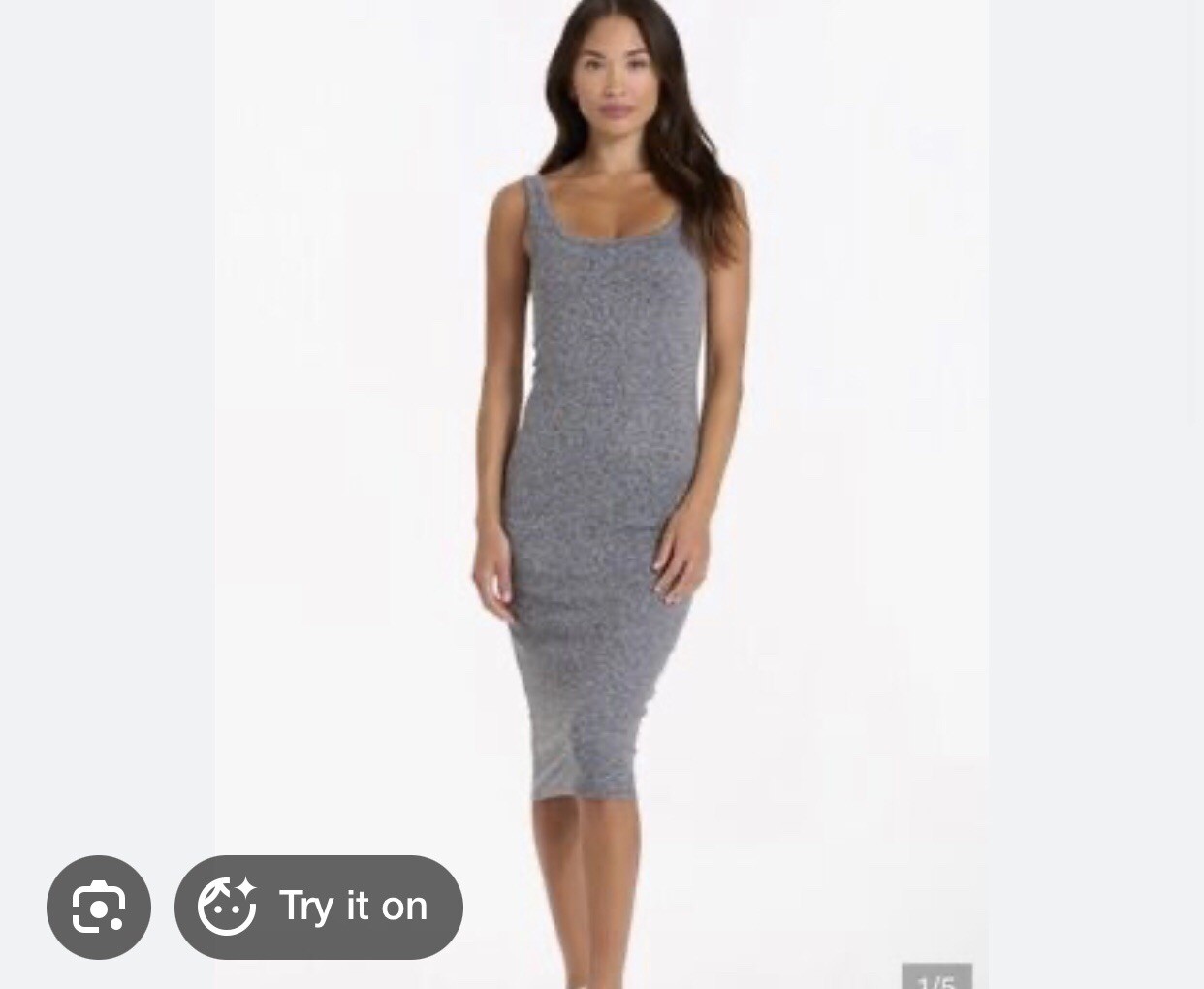 Vuori Halo Essential Dress Gray Small NWOT Price $120
