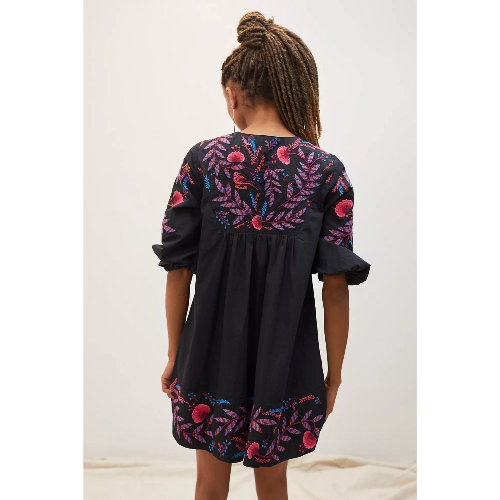 NWT❤️Anthropologie Maeve Embroidered Tunic Dress szL