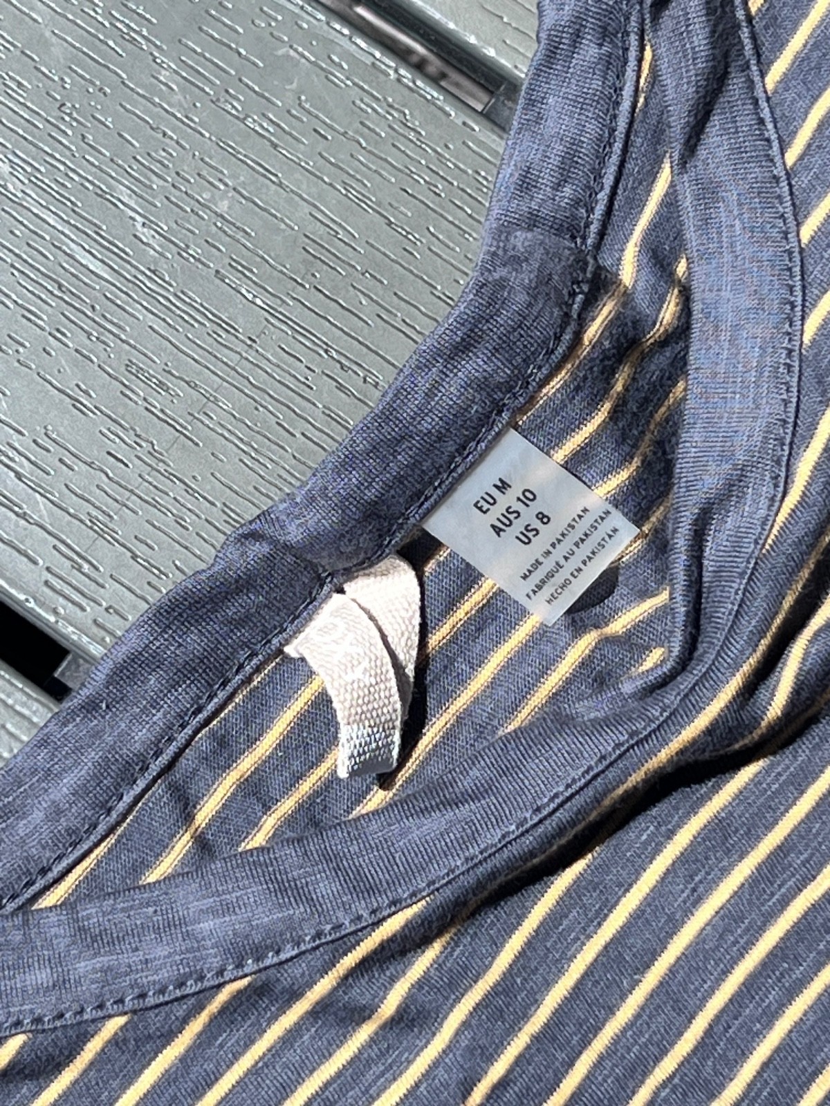 Roxy NWT Striped Tank Dress Blue White Sleeveless Casual Beach Cover Up Medium