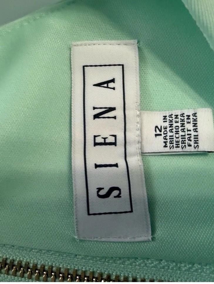 SIENA Mint Green Halter Neck Ruched Bodycon Mini Dress Size 12 NWT