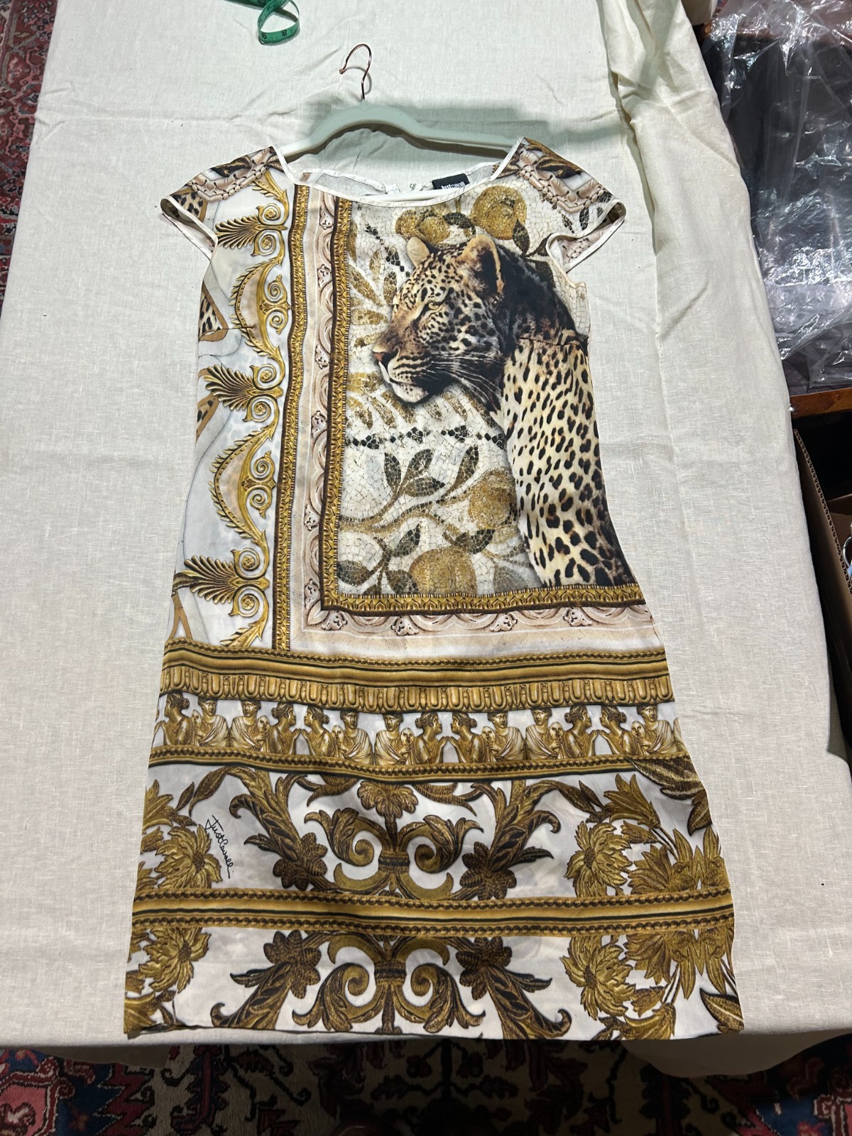 Roberto Cavalli “Just Cavalli” Tiger Face Print Dress Size IT 42/ US 6/ UK 10