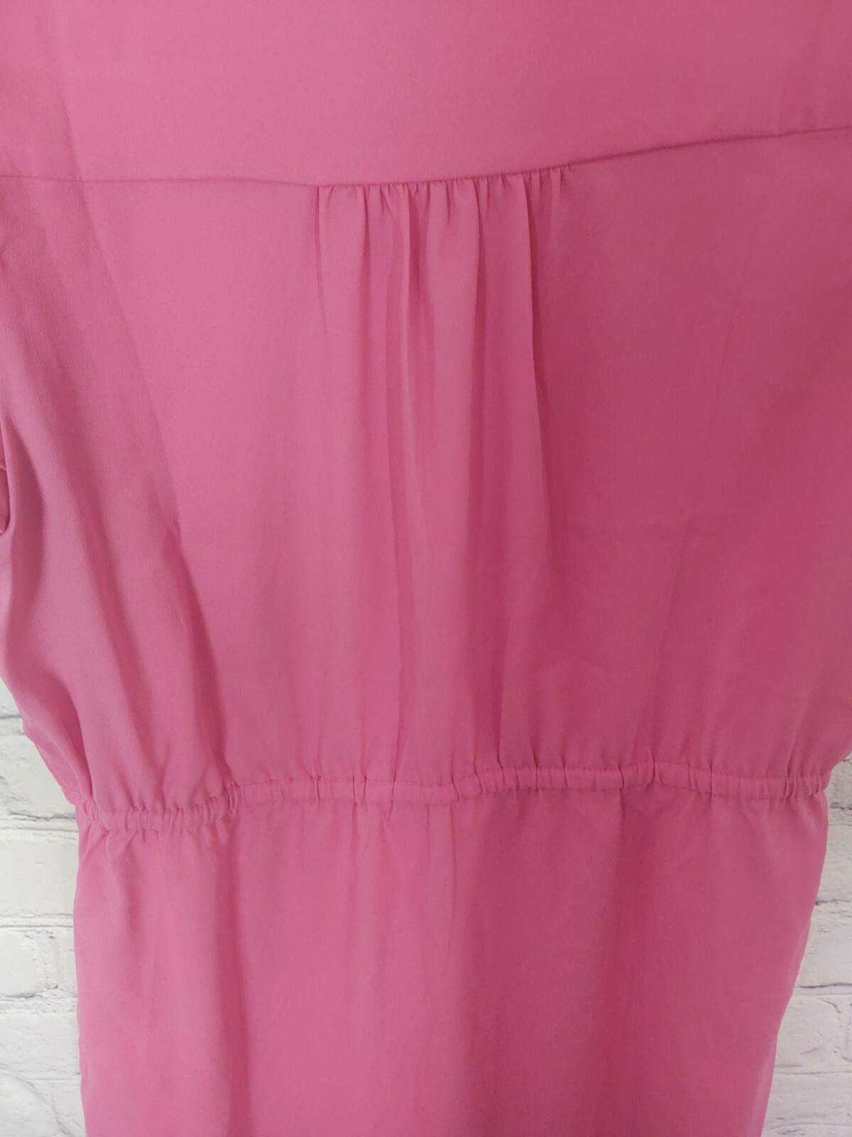 Goodthreads Womens Georgette Ruffle Sleeve Mini Dress Size Small Pink – NEW