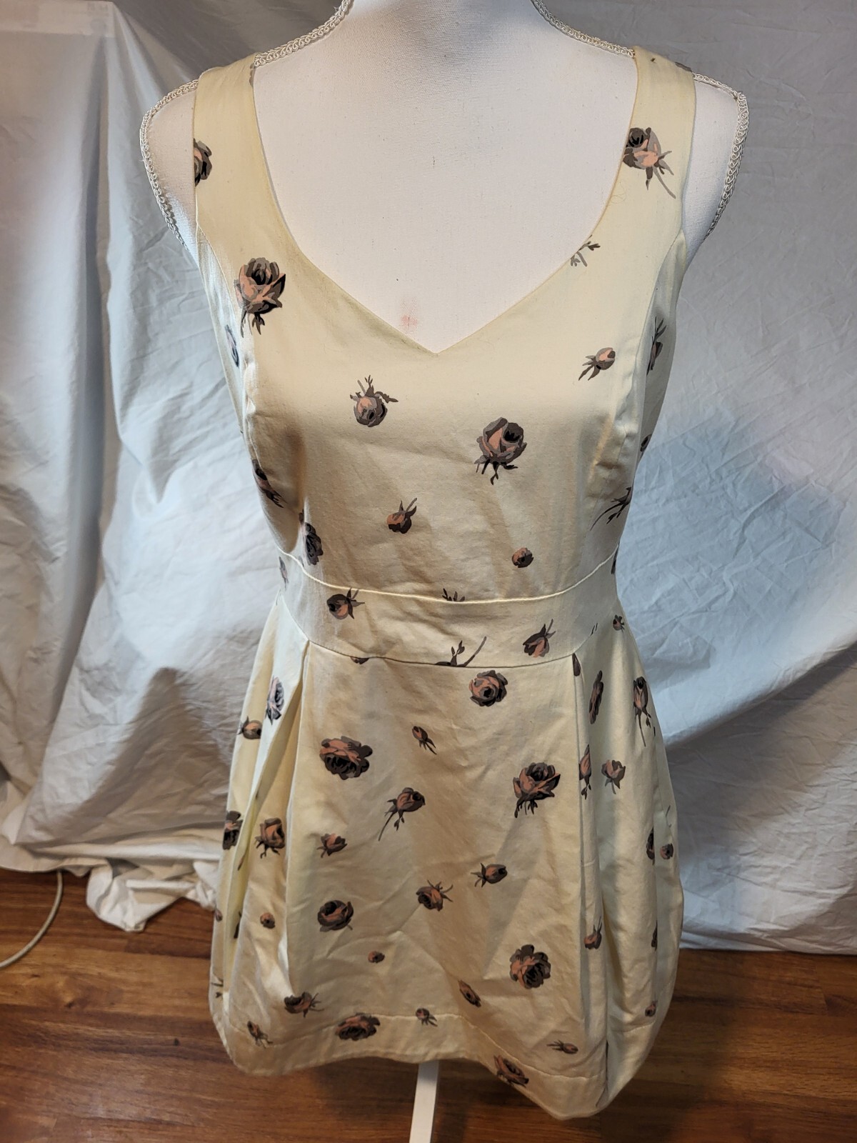 New Look Made In Ukraine Floral Mini Dress US 12