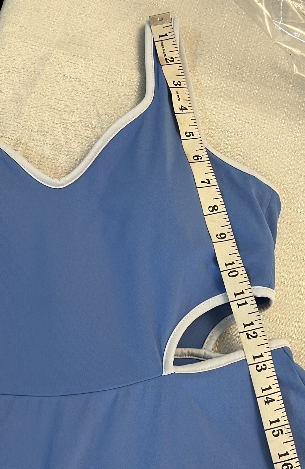 Old Navy Small Athletic Women’s PowerSoft Shelf-Bra Support Dress Blue Shorts