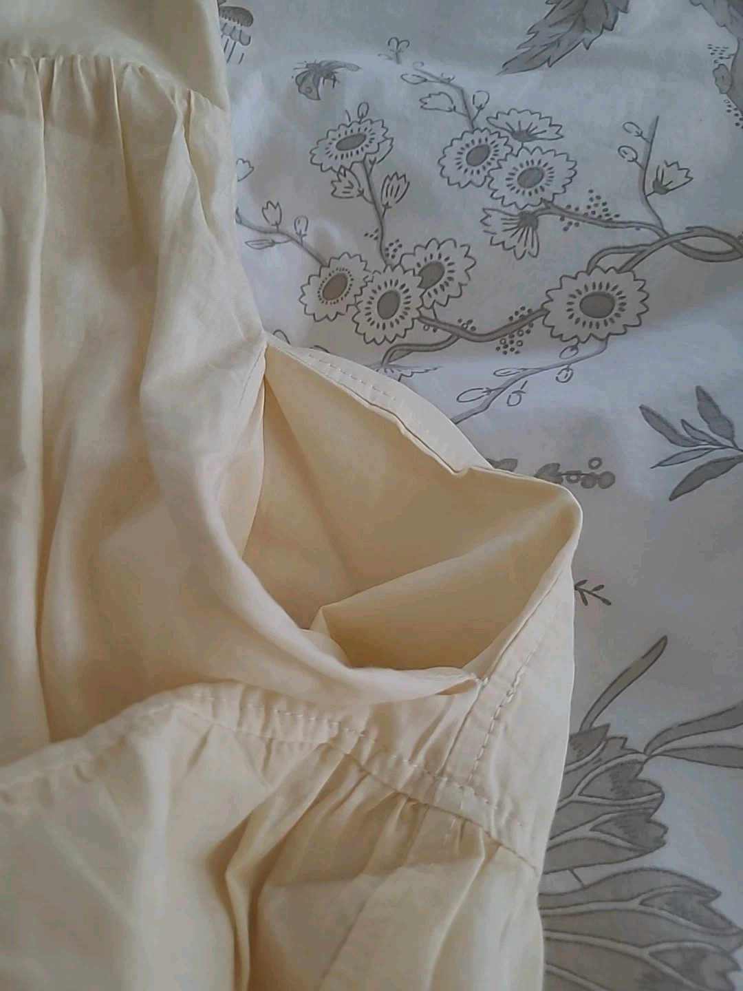 Devotion Twins Sundress Medium M – Ivory Natural Tie Shoulders Cotton Greece NWT