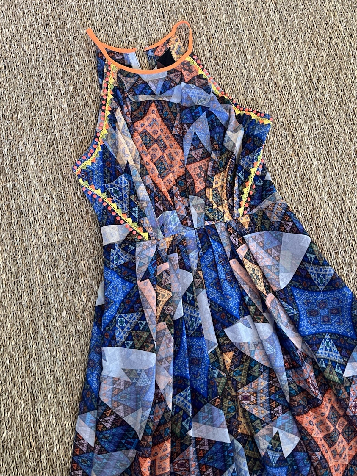 Ranna Gill CONDESA STUDDED PRISM Maxi Dress ANTHROPOLOGIE NEW Sz M