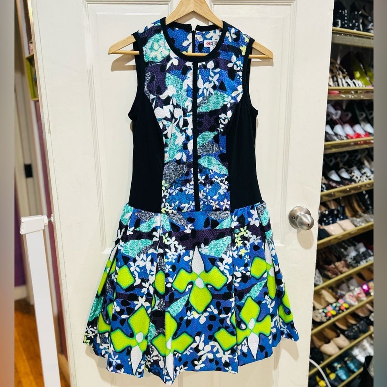 Peter Pilotto x Target Fit & Flare Floral Petticoat Designer Dress Retro Size 4
