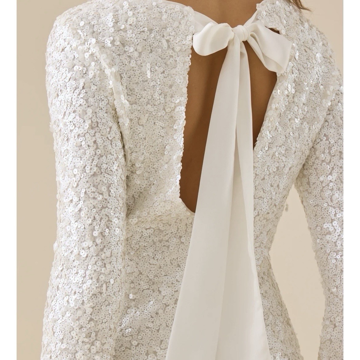 NEW Altar’d State White Sequin Mini Dress Size XL NWT