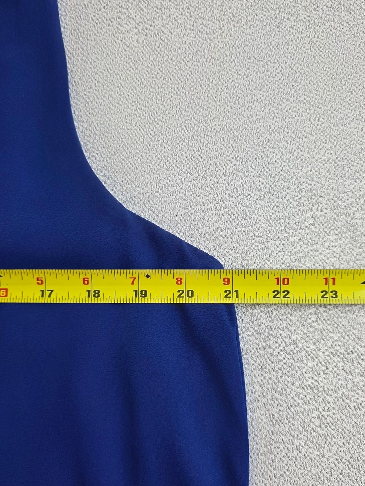 Free Press Draped Racerback Chiffon Dress Royal Blue Wmn’s XL
