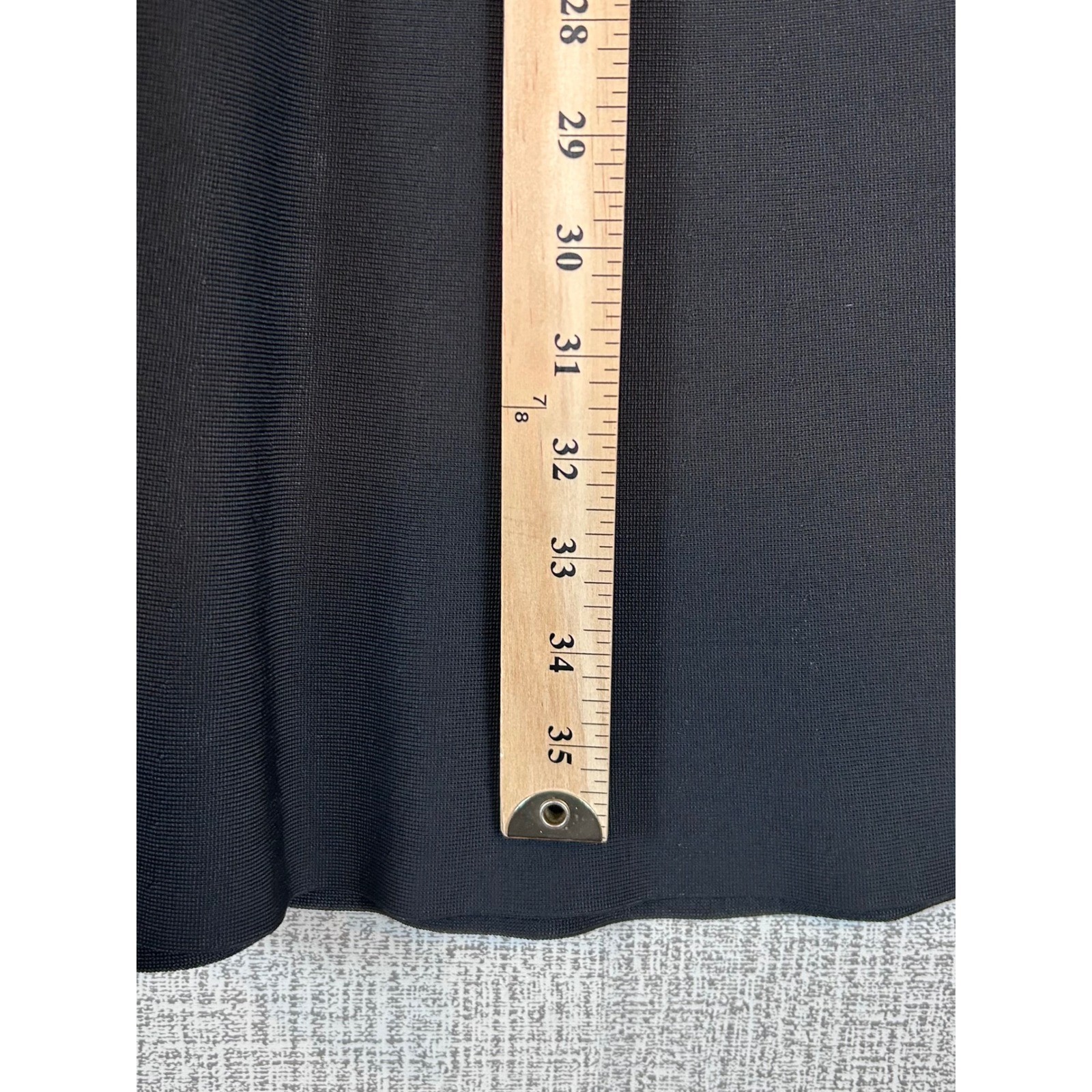 Theory Black Fit & Flare Knit Sleeveless Dress Knee Length Small LBD Minimalist