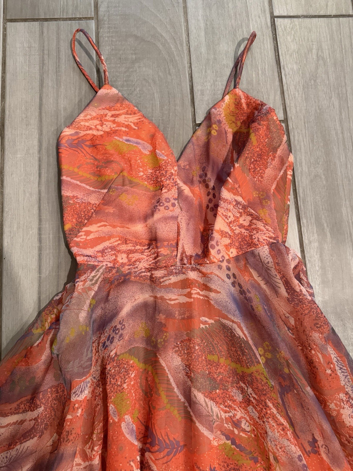 TIME CAPSULE GEM ✨ Rare authentic 1970s two-piece Original by Jereell Chiffon
