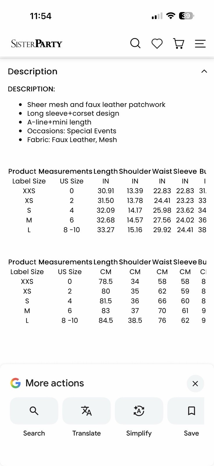Faux Leather Sheer Mesh Patchwork Corset A-Line Mini Dresses-Black Large L