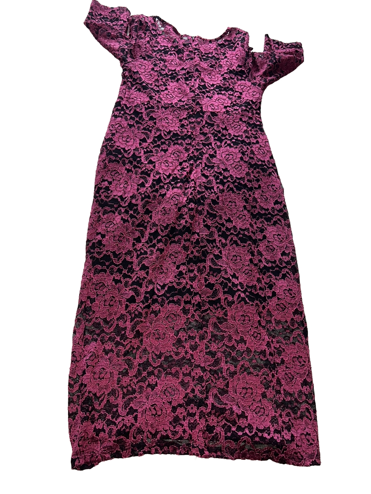 My Bump Size M Dress Lace 3/4 Sleeve Bodycon Poly Nylon Spandex 2500