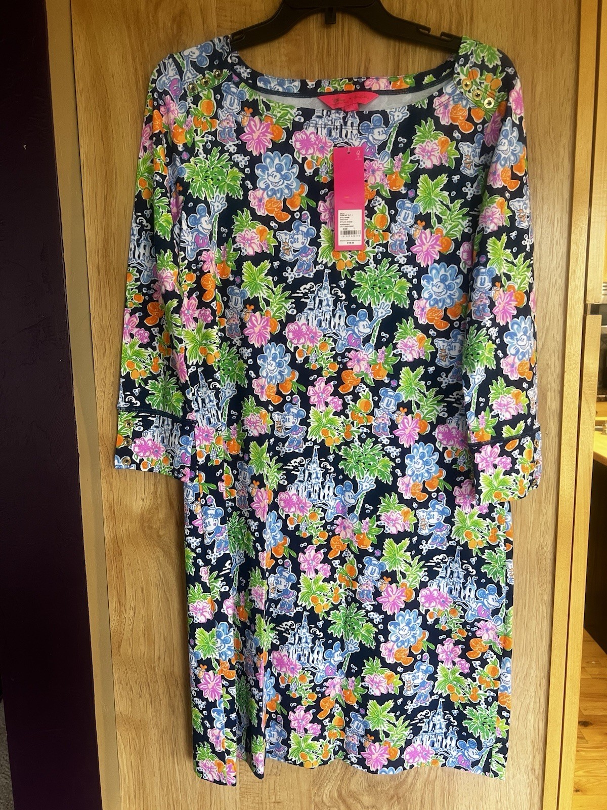 NWT Disney Parks x Lilly Pulitzer Loves Disney Mickey Mouse Aegean Sophie Large