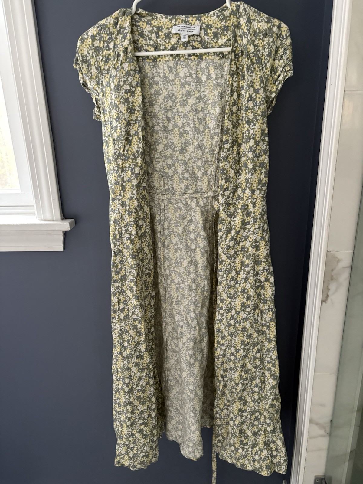 & Other Stories Women’s Floral Wrap Dress Size 0 Midi Length