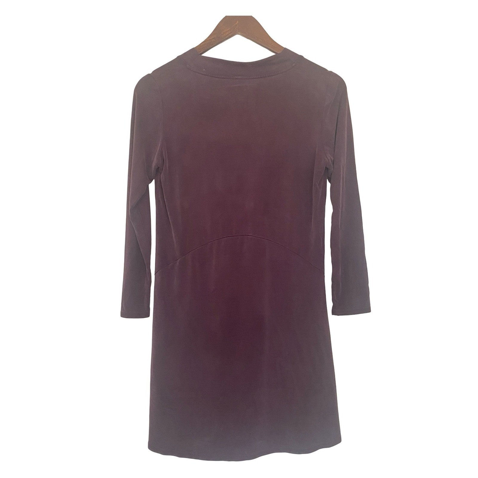 Dolan Left Coast Collection Mini Dress Petite XS Purple Cupro Pockets