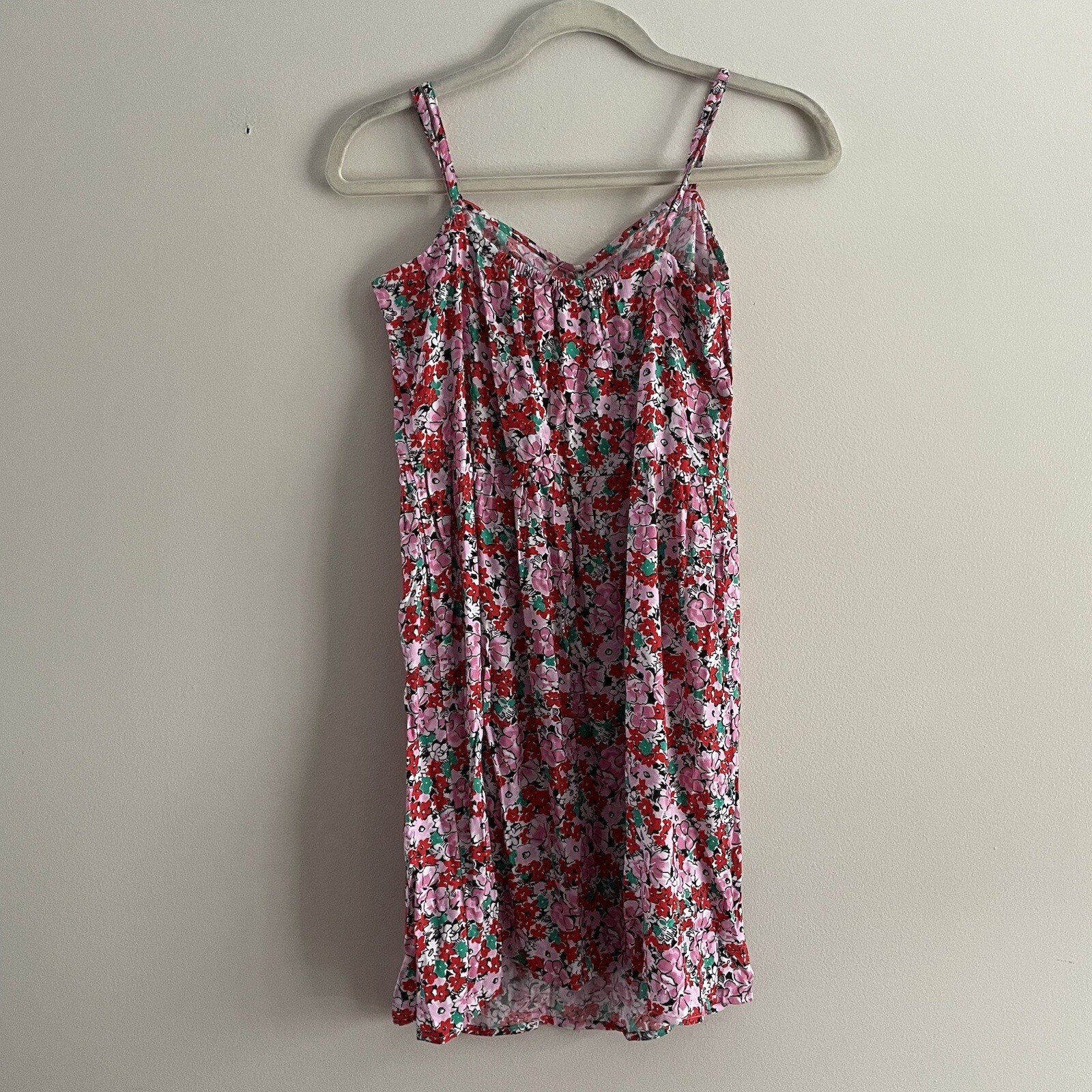 Miss Selfridge Women SZ 4 Multicolor Floral Adjustable Strap Sundress NWT