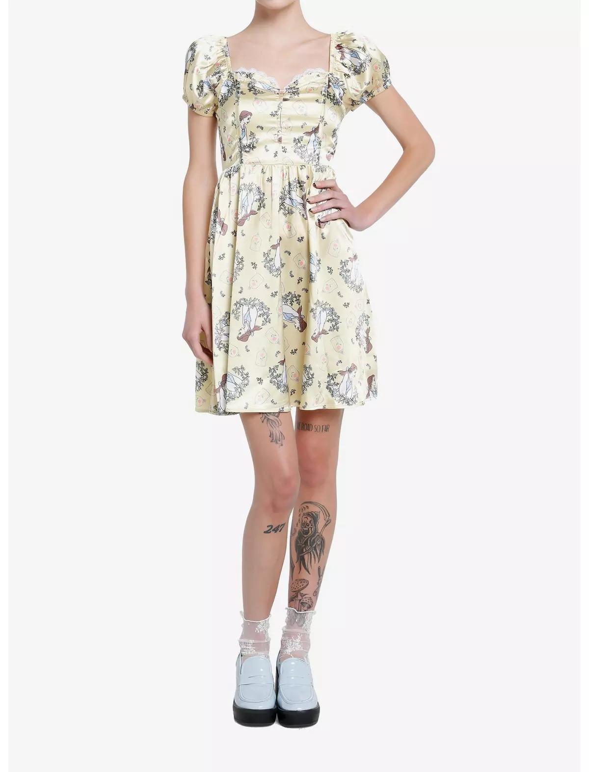 Disney Beauty And The Beast Belle Satin Sweetheart Dress XS, S, M, L, XL