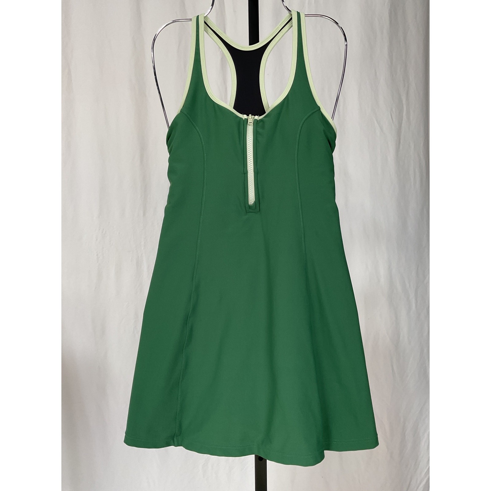 The Upside Oxford Ali Green Polyamide Mini Dress Size US 6
