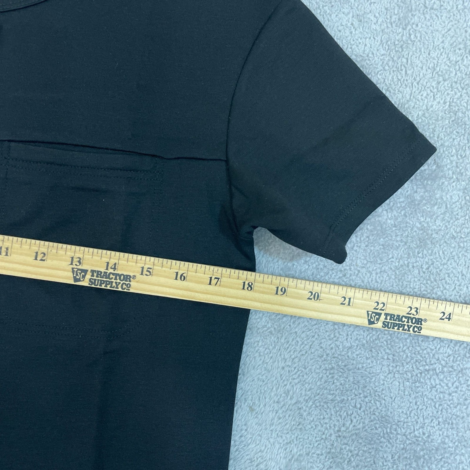 NWT 32 Degrees Cool Women’s XS Black Short Sleeve Pocket Shirt Dress B1408