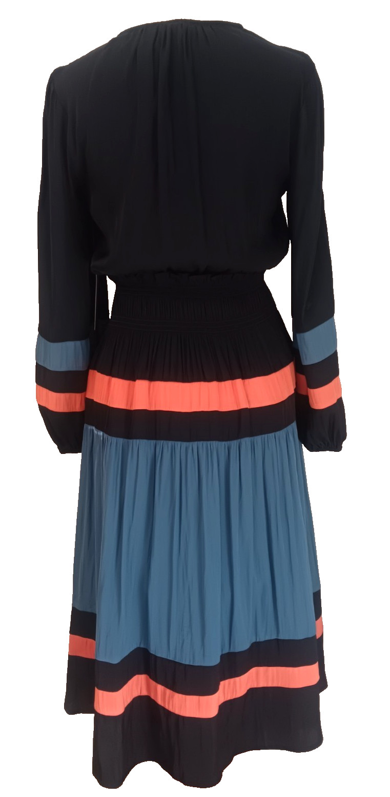 Current Air Anthropology Aidy Colorblocked Midi Dress New with Tags XS