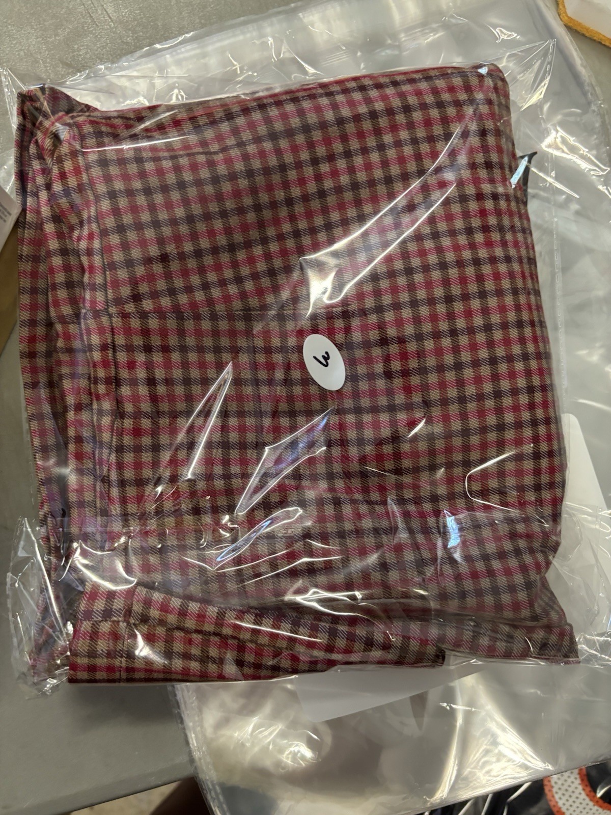 Kingston Grey Red Brown Gingham Pinafore Mini Dress Square Neck XL Strappy