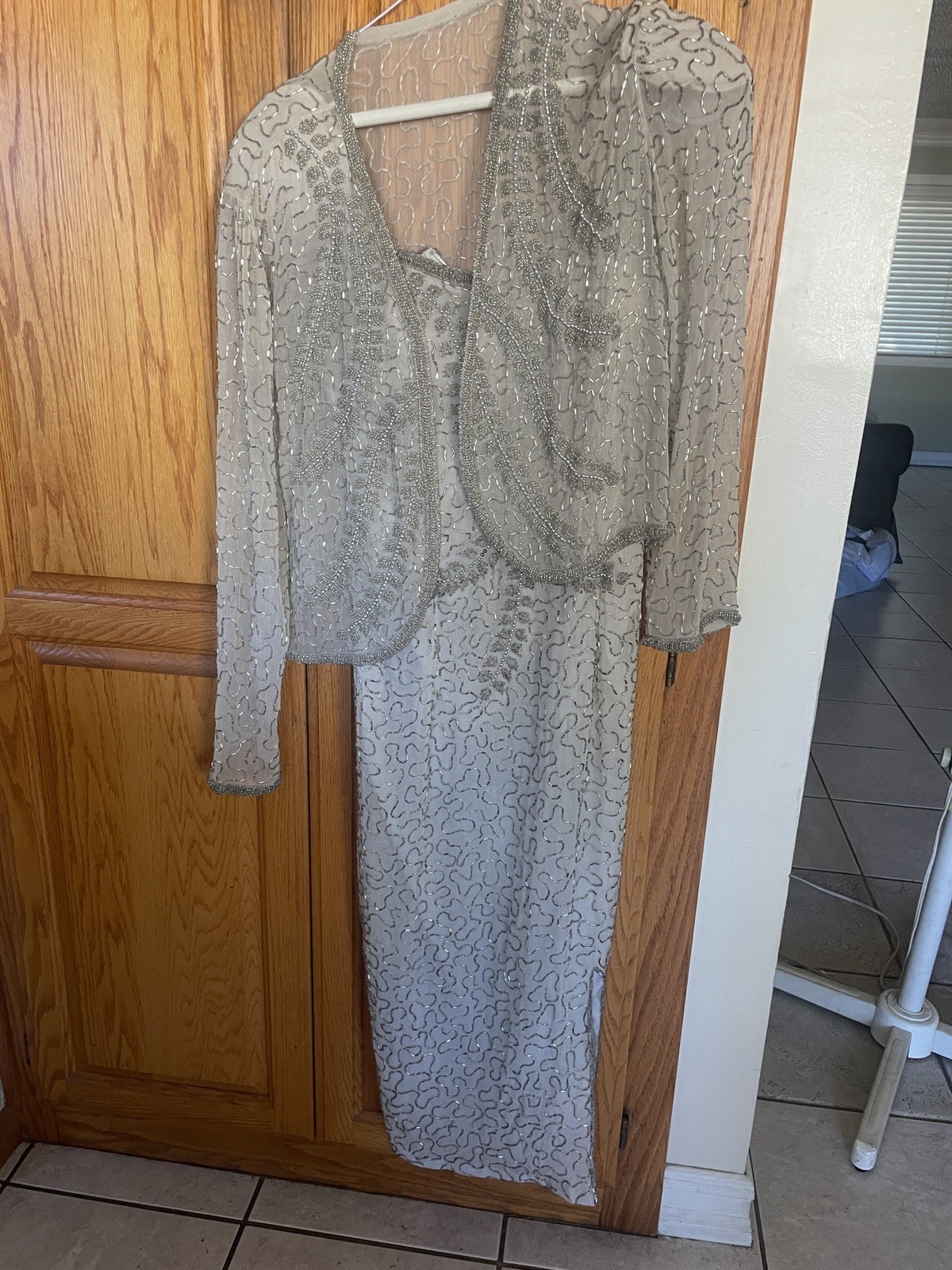 Formal Evening Wear Dress With Sequence