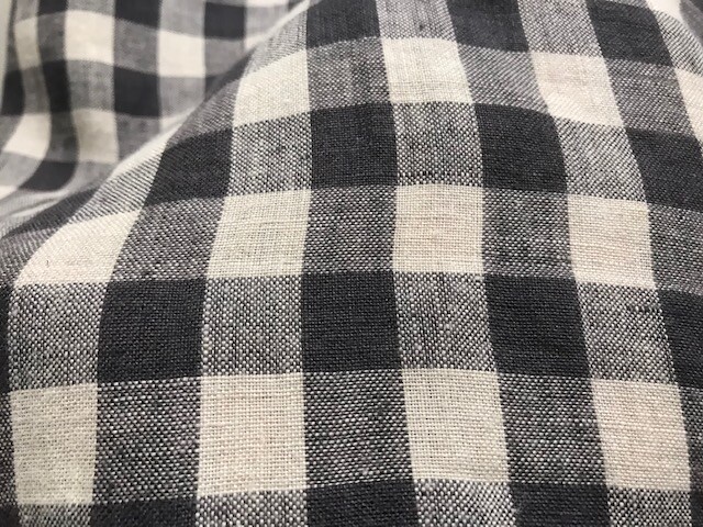 Journal Standard Linen Check Jumper Dress Graphite Beige Check Combo One Size