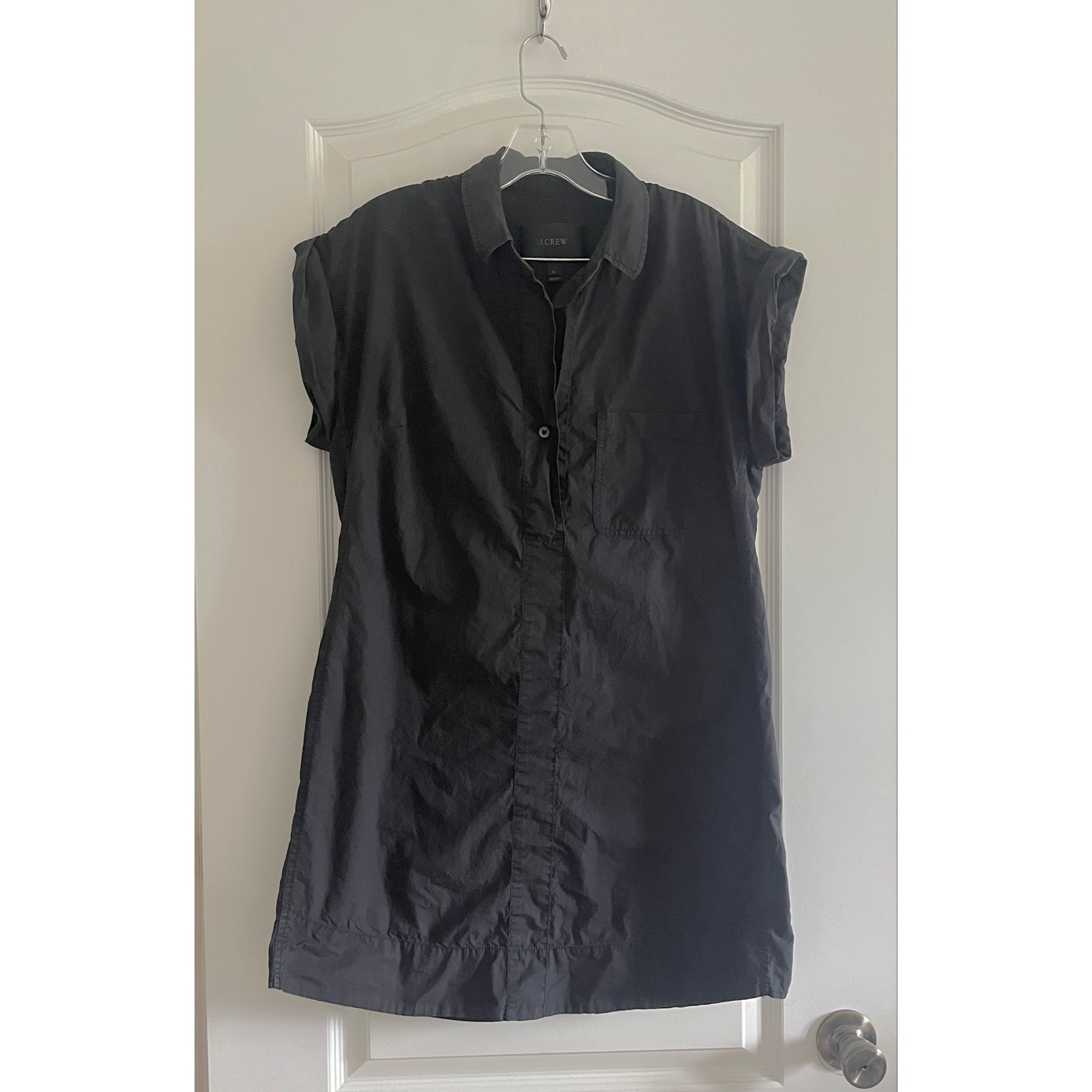 J. Crew Poplin Popover Shirtdress