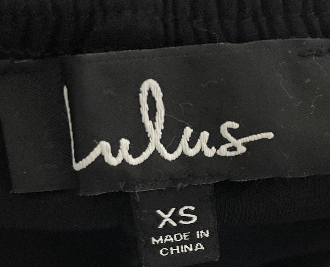 Lulus Embroidered Tie Open Back Maxi Dress Black Size XS Boho Festival