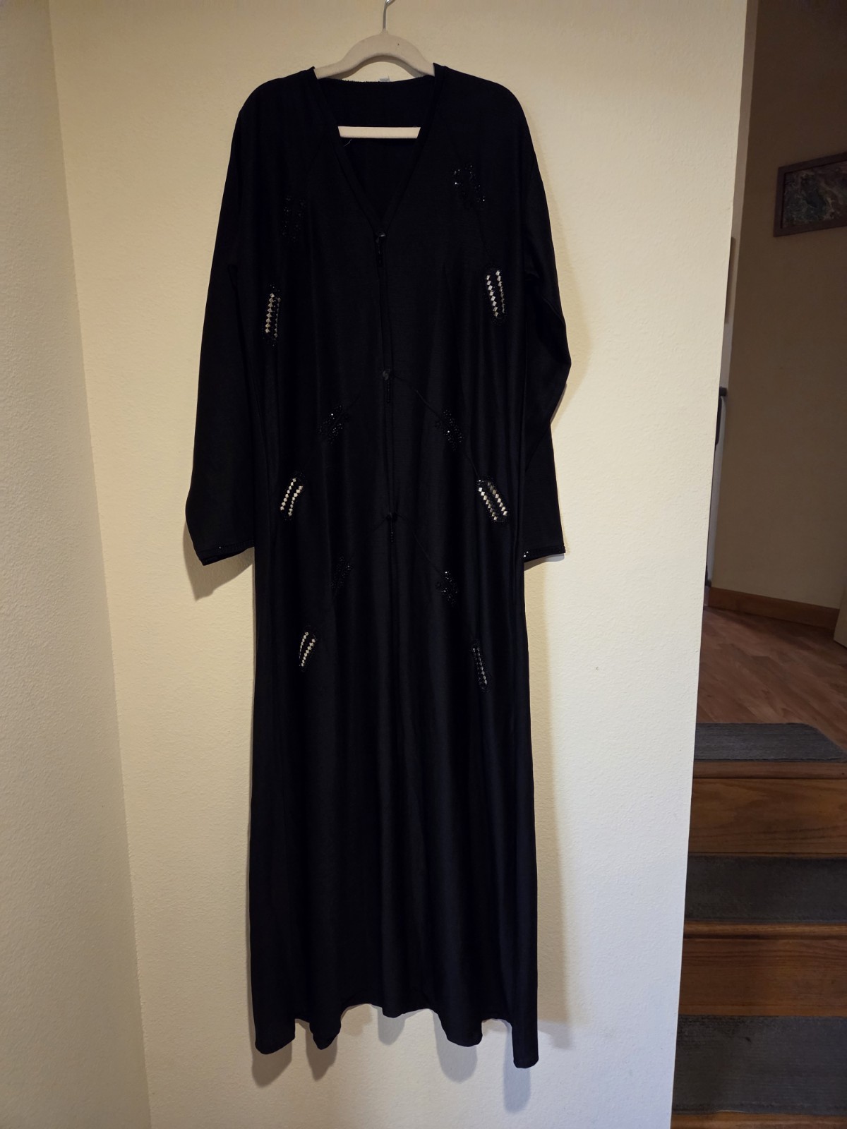 Abaya Pullover Black UAE Size 52