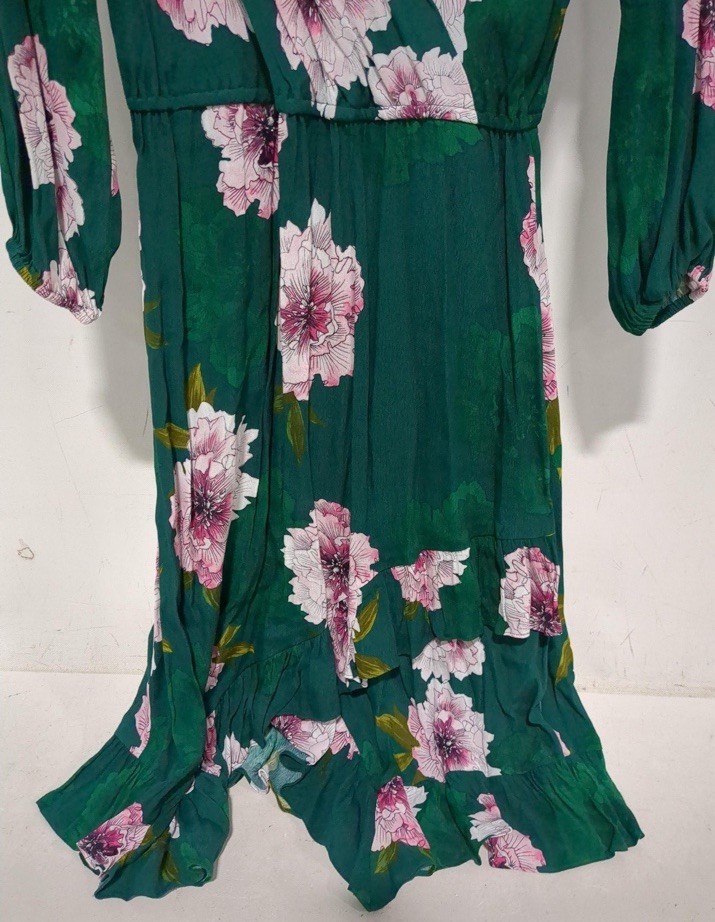 Anthropologie Plenty by Tracy Reese Aleah Floral Ruffle Dress Size Small $158
