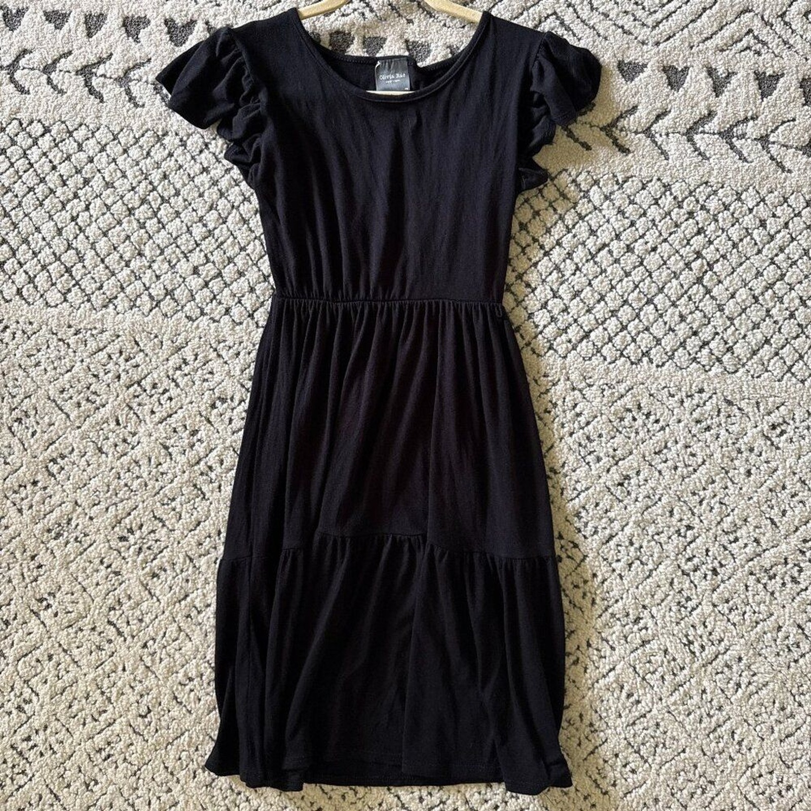 Olivia Rae New York Black Ruffle Dress X-Small