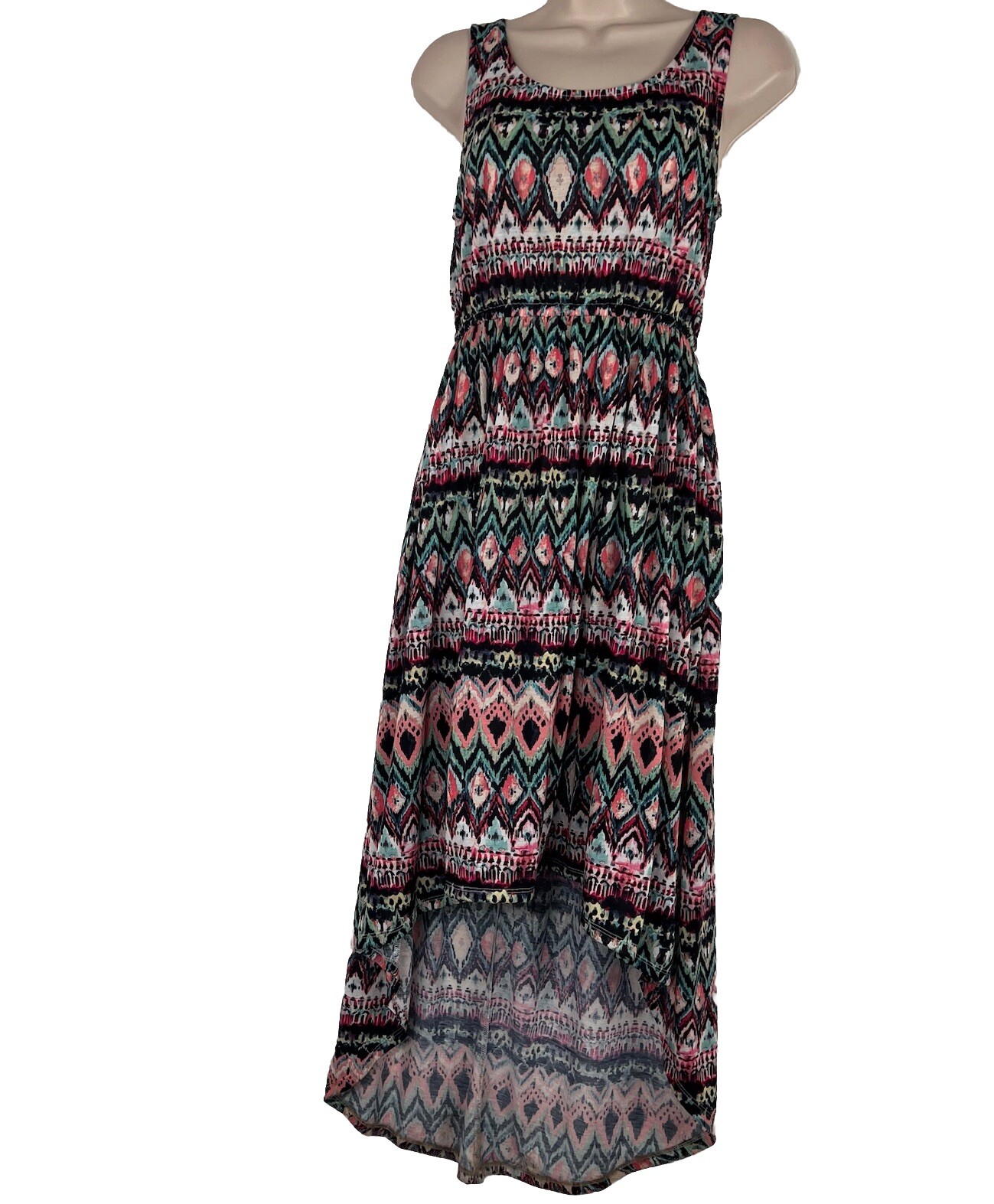 Holy Rising Tank Dress Women’s Medium Sleeveless Hi/Low A-Line Lightweight