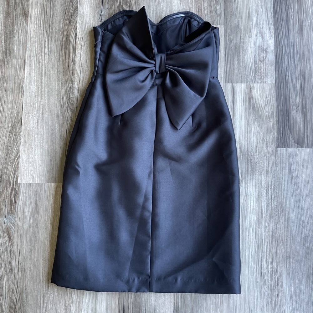 New Anthropologie Hutch Slim Bow-Back Mini Dress Size 10 Old Money Luxury