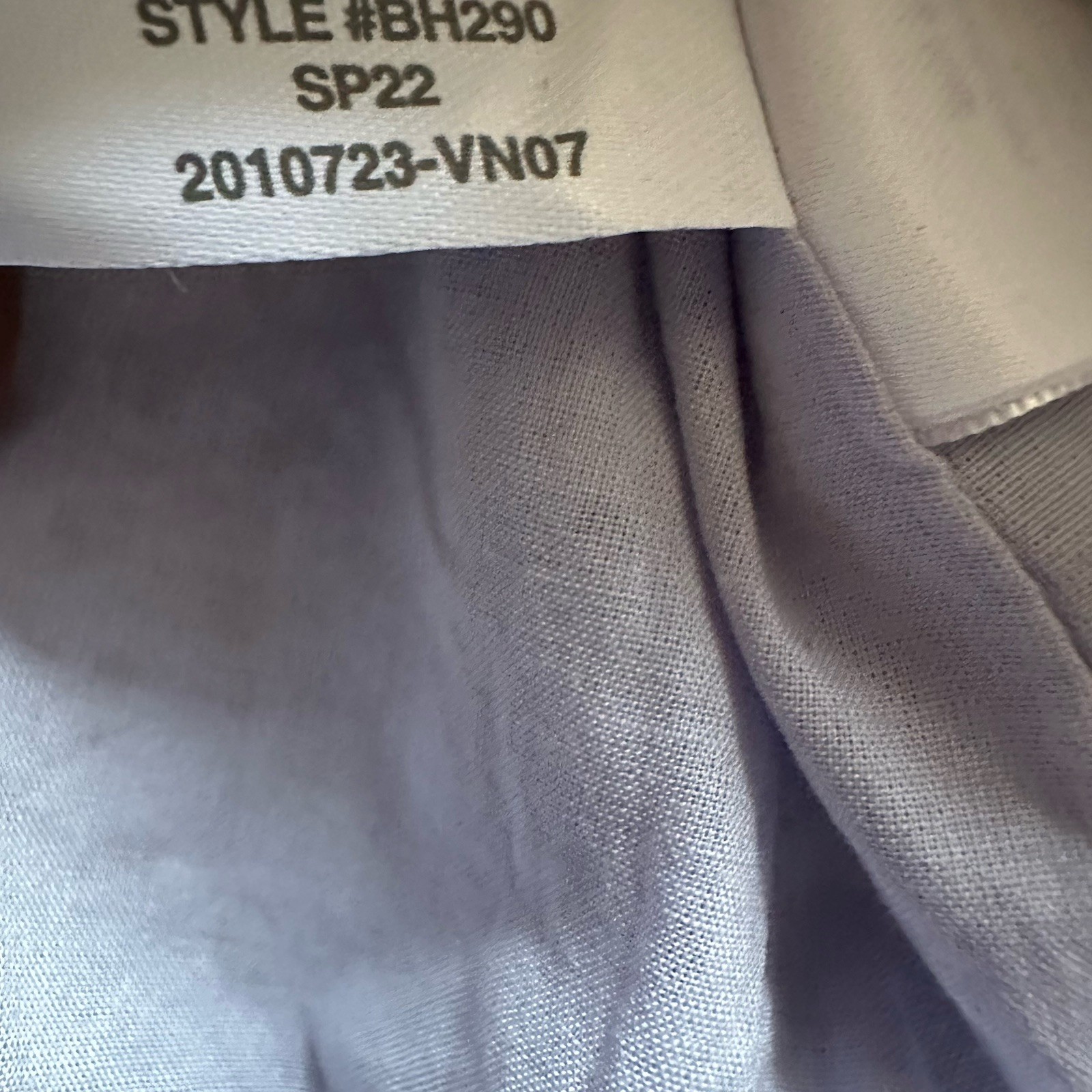 NWT J. Crew Dress Button Front Eyelet Midi Lilac Purple Size 24 Classic Cottage