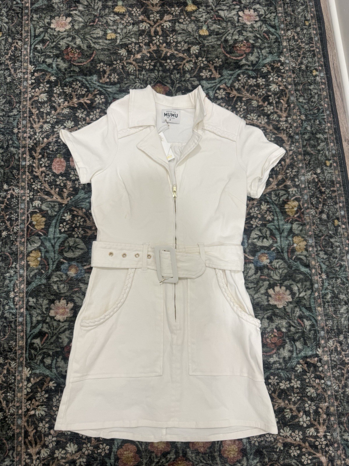 NWT Show Me Your Mumu Outlaw Dress White Size Small
