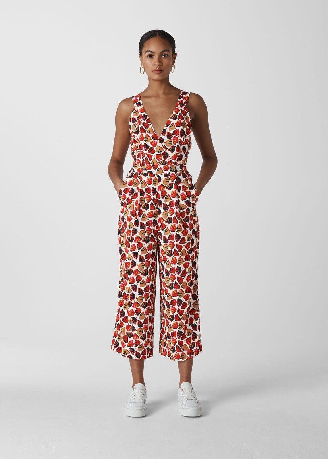 Whistles Flower Pod Lara Jumpsuit UK 8 NEW Strappy Playsuit RRP 129
