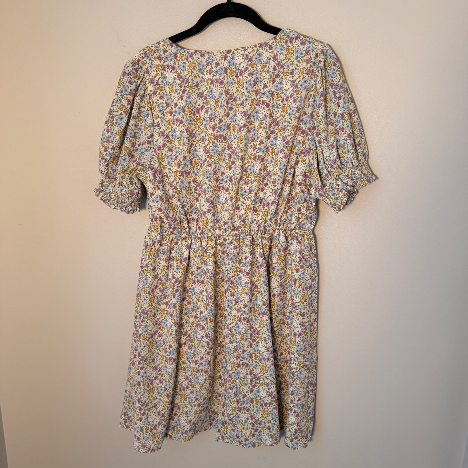 Cottagecore Floral Lightweight Lined Floral Summer Mini Dress NEW (SM) Romantic