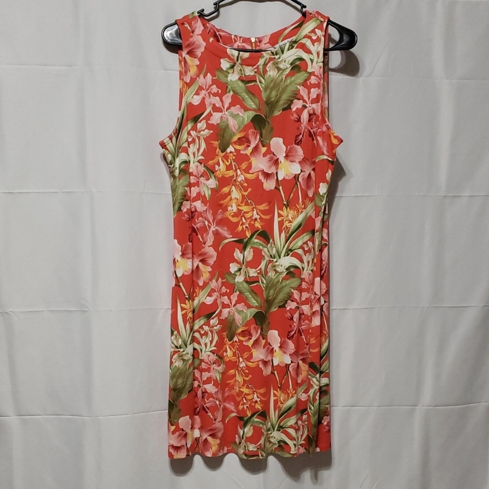 Tommy Bahama Darcy Orchid Bay Shift Dress Size: L